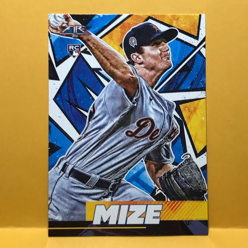 Casey Mize RC - 2021 Topps Fire #66 - Rookie